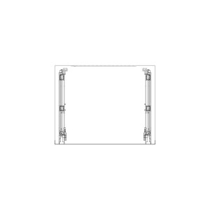 Zestaw szyby drzwi piekarnika Electrolux / AEG 596 x 466 mm