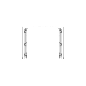 Zestaw szyby drzwi piekarnika Electrolux / AEG 596 x 466 mm