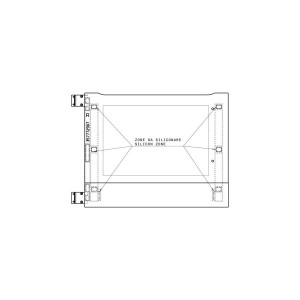 Szyba zewnętrzna drzwi piekarnika Electrolux / AEG inox 590 x 470 3578818035