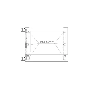 Szyba zewnętrzna drzwi piekarnika Electrolux / AEG inox 590 x 470 3578818035