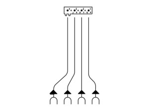 Wiązka kabli do zmywarki Electrolux / AEG 1174016111