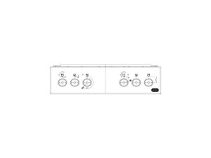 Panel kontrolny do kuchenki Electrolux / AEG 50 cm stainless / inox 6 elementów sterujących 8075091028