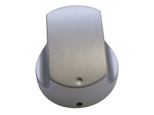 Pokrętło gazowe do płyty Gorenje / Hisense srebrne inox 242822