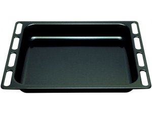 Głęboka taca emaliowana do piekarnika i kuchenki Ariston / Indesit / Hotpoint / Whirlpool czarna 446 x 364 x 56 mm C00098172 482000022808 C00099622