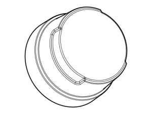 Pokrętło do kuchenki Electrolux / AEG inox 9-0 3425846007