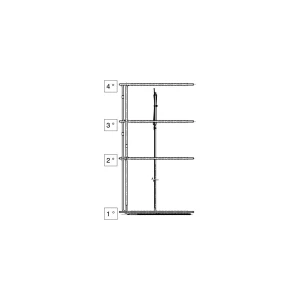 Wężownica parownika zamrażarki Electrolux / AEG 2109396016
