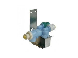 Elektrozawór wody 2-drożny do lodówki Whirlpool 180° ze wspornikiem 481236058486 C00311204