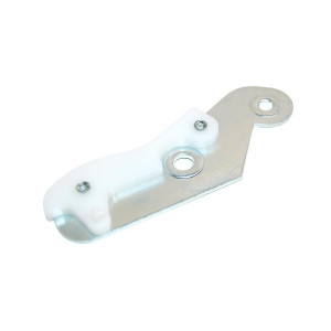 Krzywka zawiasu z lewym suwakiem do zmywarki Ariston / Indesit / Hotpoint / Whirlpool C00085015 482000022728
