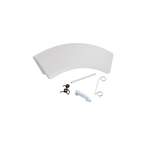 Uchwyt drzwi do pralki Electrolux / AEG srebrny 4055226056