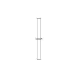 Pasek uszczelniający tylnej ściany do suszarki Electrolux / AEG 485 x 6 mm