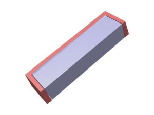 Pojemnik na produkty nabiałowe do lodówki Electrolux / AEG neutralny 430 x 115 mm