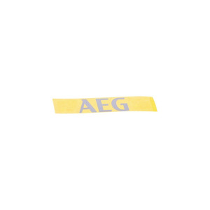 Nalepka z logo AEG do urządzenia Electrolux / AEG
