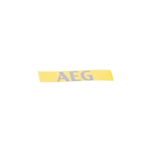 Nalepka z logo AEG do urządzenia Electrolux / AEG
