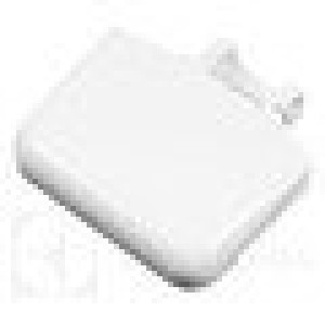 Uchwyt drzwi do pralki Electrolux / AEG biały 1246844003