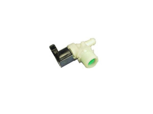 Elektrozawór wody do pralki Whirlpool / Indesit / Ariston / Hotpoint 1-drożny 90 st. 481227128543 C00492928