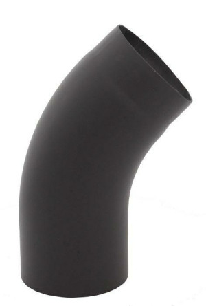 Kolano gięte niskie 45° czarne 2 mm DARCO