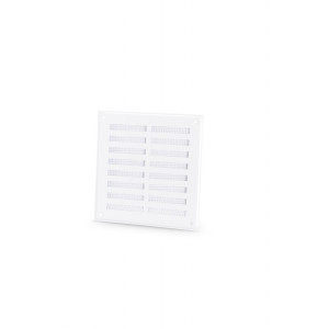 Kratka wentylacyjna biała prosta 140x140