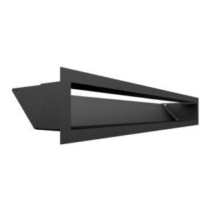Kratka  kominkowa luft 90x600 czarna 45S