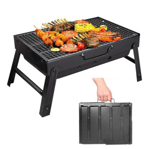 GRILL OGRODOWY WĘGLOWY PRZENOŚNY SKŁADANY WALIZKA
