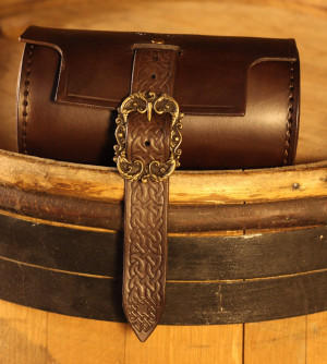 Fass-Tasche braun | LEDERTISCH