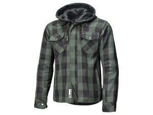 Motorradjacke Held Flanellhemd Lumberjack II schwarz grün, M