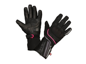 Motorradhandschuhe Modeka Makari Lady Waterproof schwarz pink, DL