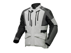 Motorradjacke Modeka Striker 3 hellgrau schwarz, M