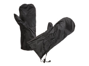 Regenhandschuhe Faust Überhandschuhe wasserdicht schwarz, L