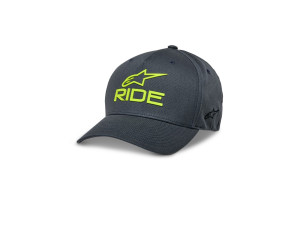 Cap Alpinestars Ride Sonic Hat, L/XL, charcoal/yellow