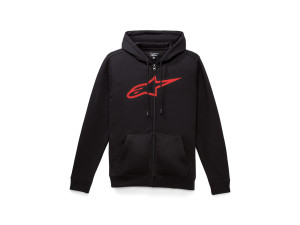 Kapuzenjacke Alpinestars Ageless Zip Hoodie V3 black red, XXL