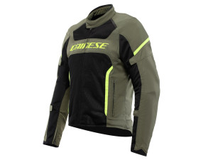 Motorradjacke Dainese Air Frame 3 Army Green Black Yellow Fluo, 52
