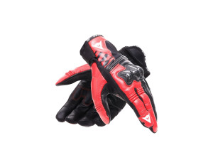 Reacto Carbon Short Gloves Motorradhandschuhe black lava red, L