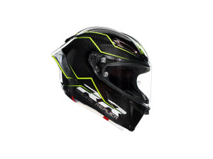 Race Helm AGV Pista GP RR Performante Carbon Lime Glanz E2206 Motorradhelm Integralhelm Carbonhelm, M