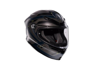 Motorradhelm AGV K6 S Enhance matt grey yellow fluo, XL