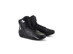 Faster 4 Shoes black kurze Motorradschuhe, 45 EU