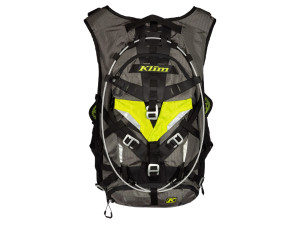 Rucksack Klim Tek Pak mit Rückenprotektor-Fach, lime