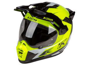 Helm Klim Krios Pro Carbon Carger Dual Sport Adventure, 2XL, charger hi-vis