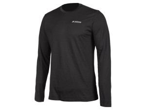 Teton Merino Wool Longsleeve Funktionswäsche aus Merinowolle, M, black