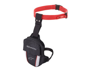 Beintasche Alpinestars Access Thigh Bag Oberschenkeltasche, black red white
