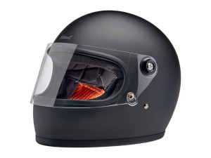 Motorradhelm Biltwell Gringo S Flat Matt Black ECE2206, S