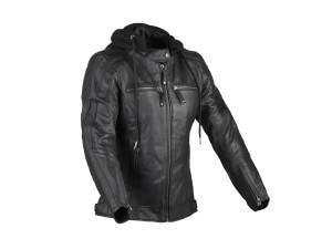 Jolene 3 Lady Lederjacke schwarz, 5XL