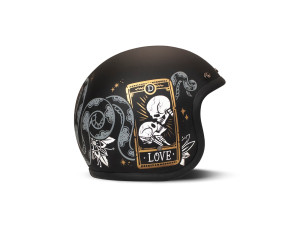 Retro Cards Open Face Helm Jethelm Motorradhelm ECE2206, L
