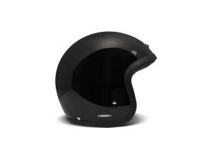 Retro Solid Black Open Face Helm Jethelm Motorradhelm ECE2206, S
