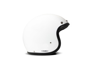 Retro Solid White Open Face Helm Jethelm Motorradhelm ECE2206, XL