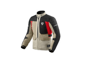 Motorradjacke Revit Convergent H2O Sand Rot, XXL