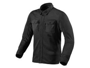 Motorradhemd Revit Tracer 2 Air Mens Overshirt, L, schwarz