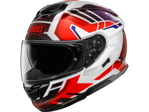 Motorradhelm Shoei GT Air 3 Hike TC-10 weiß rot blau, S