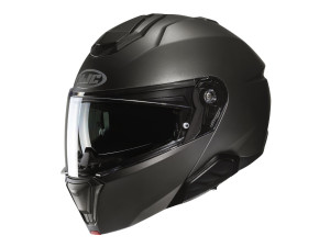 Klapphelm HJC I91 Solid ECE 2206 P/J Geprüft, L, flat titanium
