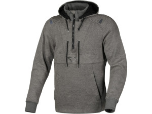 Motorradjacke Macna Byron Hoodie, M, grey melange