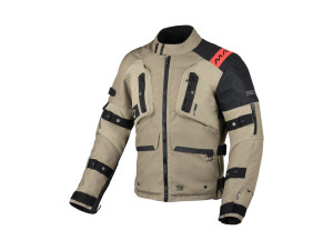Motorradjacke Macna Higera Jacket, M, taupe/black